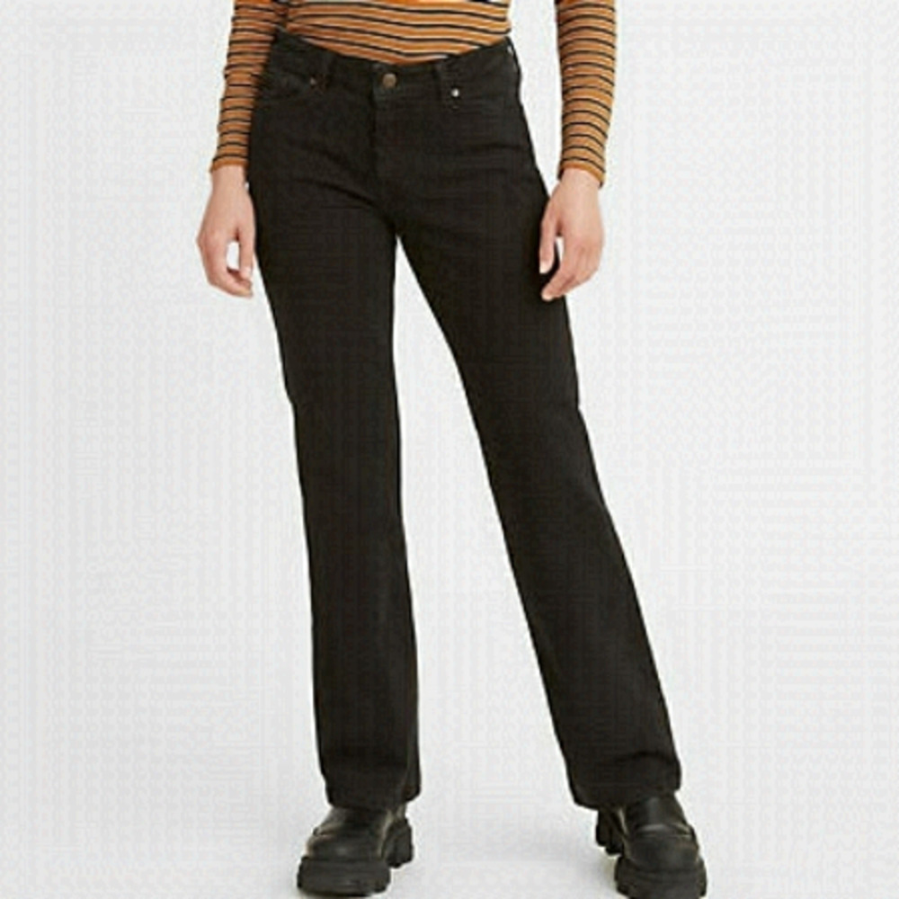 LEVI'S Vintage Bootcut 90's Y2K Black Straight Winter Retro Jean's - women's
